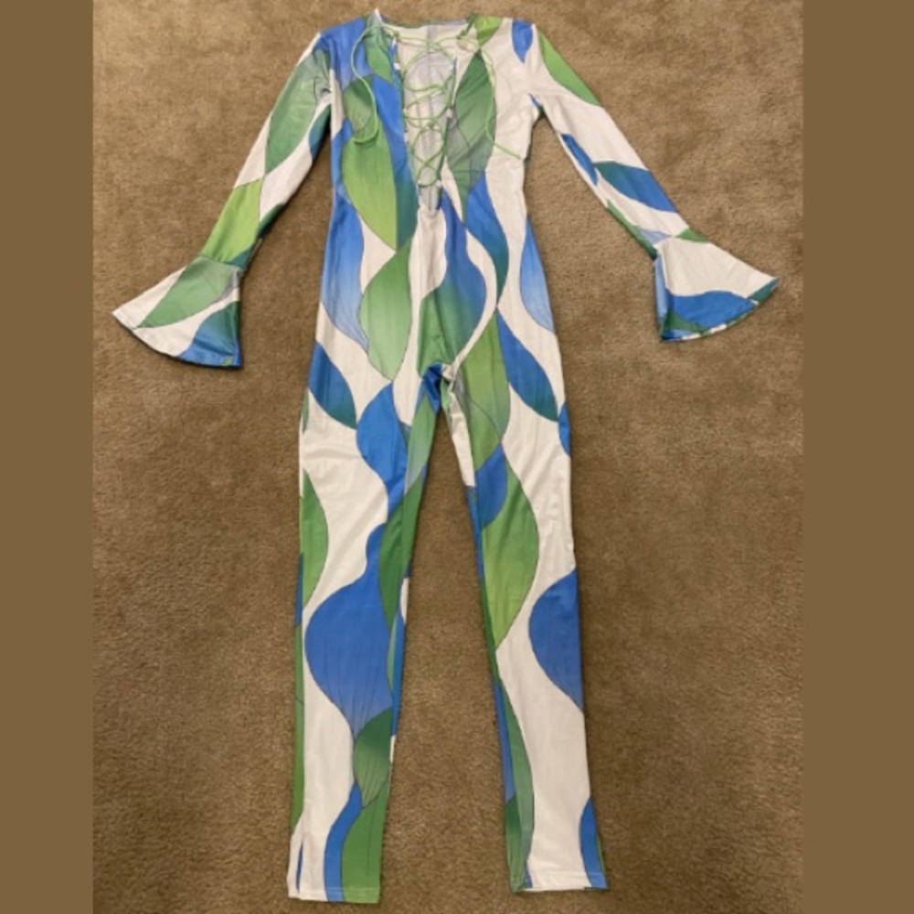 Cross Cross Tie Up Jumpsuit